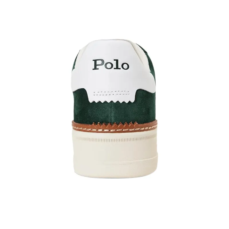 Polo Ralph Lauren Court Low-Top Skateboard Shoes Men's Green-4