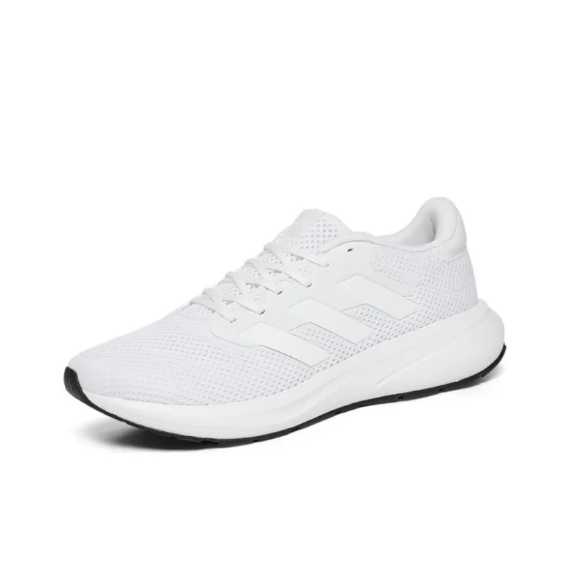 Adidas Response Runner Anti Slip Wear Resistant Low Top Running Shoes Men's White-2