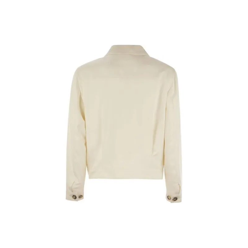 Brunello Cucinelli Long Sleeved Button Up Jacket-1