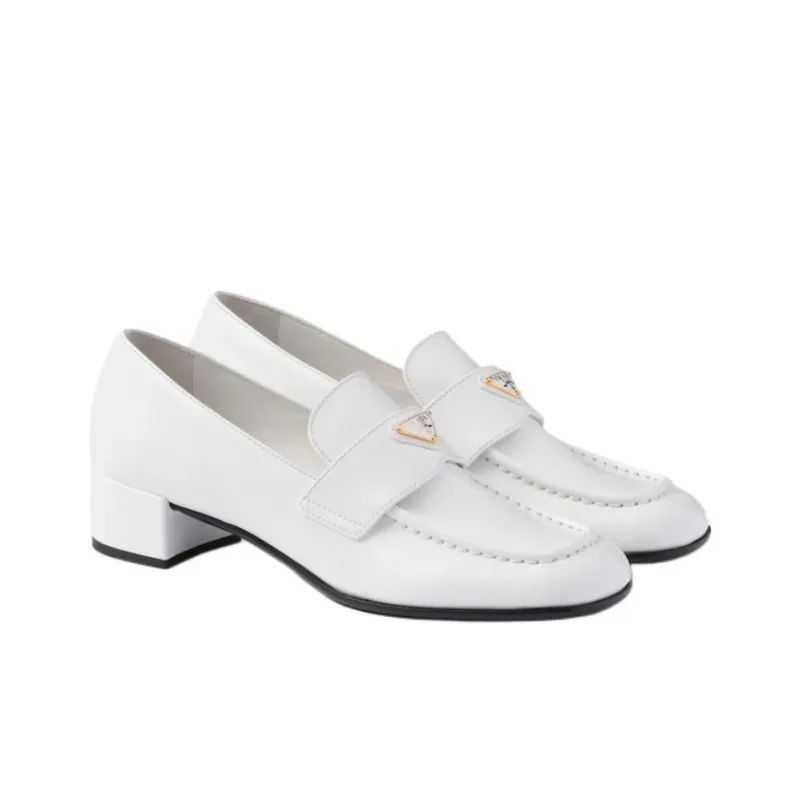 PRADA Loafers 3.5cm Women's White-2