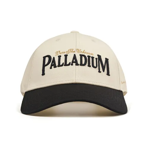 Palladium Cotton Baseball Caps Unisex Lead Black