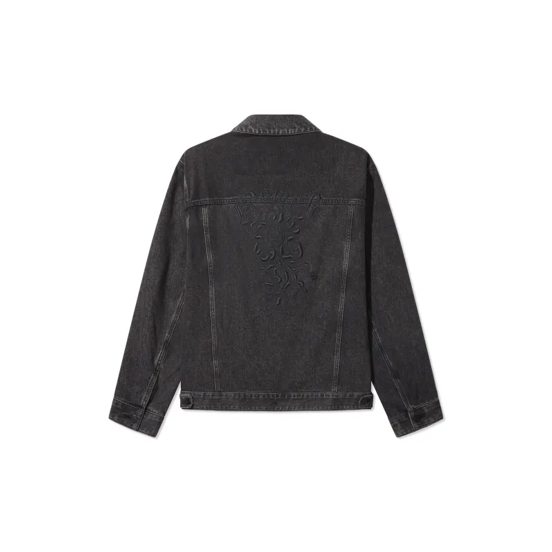 Cabbeen Jackets Coats Men's Coal Black-1