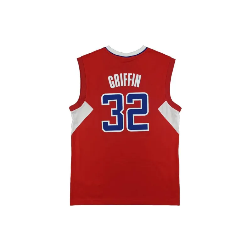 Adidas x NBA Los Angeles Clippers Basketball Jersey Men's Red-1