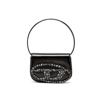 DIESEL 1Dr Iconic Logo Plaque Shoulder Bag