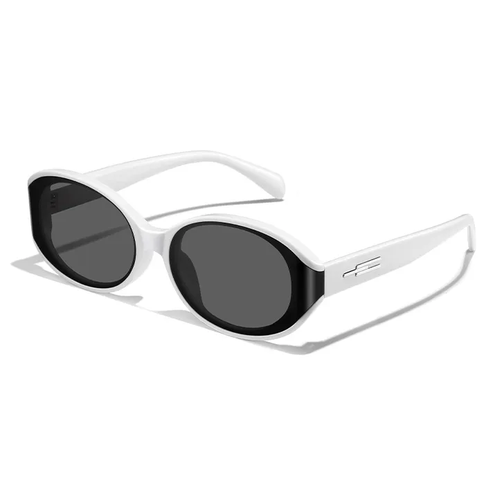BERTHA TR/Memory Plastic Oval Sunglasses Unisex-4