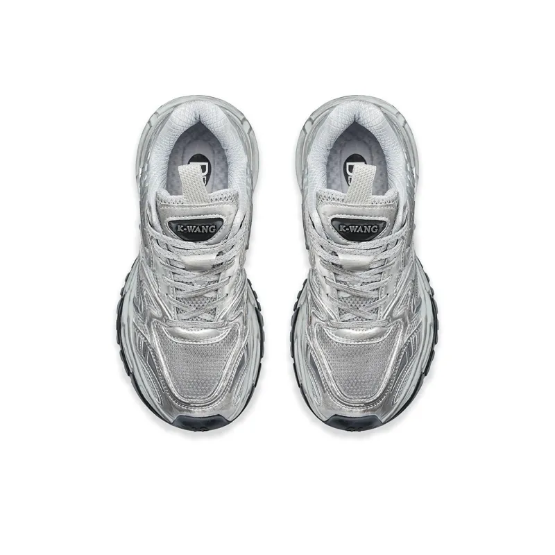 BASLS Moon Exploration Series Mecha Style Breathable Slip Resistant Low Top Chunky Sneakers-39