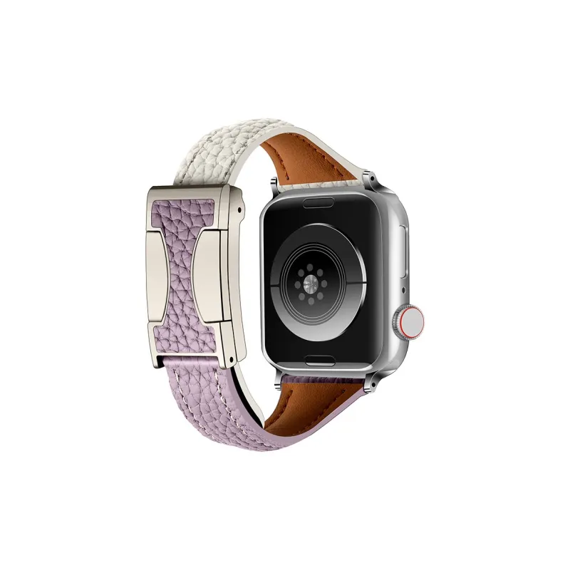 ZHENGGUANG Watch Band Apple Compatibility Genuine Leather Material-2