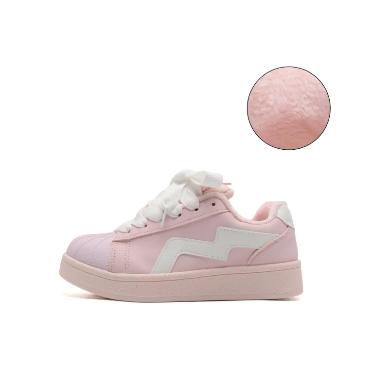 OAOQ Wear resistant And Lightweight Low Top Skateboard Shoes Women's-26