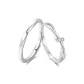 Couple Rings Style 3[S999 Fine Silver]
