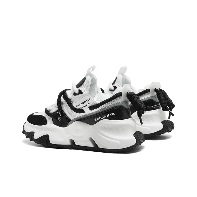 BEILIANYA Trendy Brand Streetwear Sneakers Low Top Chunky Sneakers Unisex Box-4