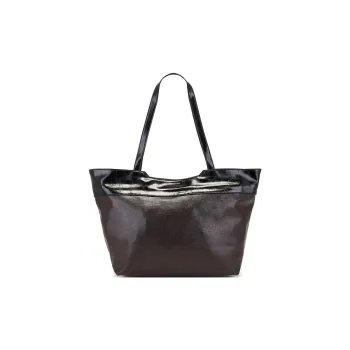 RAG&BONE Artificial Leather Tote Bag Shopping Bag Shoulder Bags Regular Unisex Black