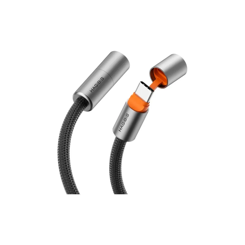 HAIBEISI 0.25/1.2/2m Type C To Type C 240W Charging Cable-6