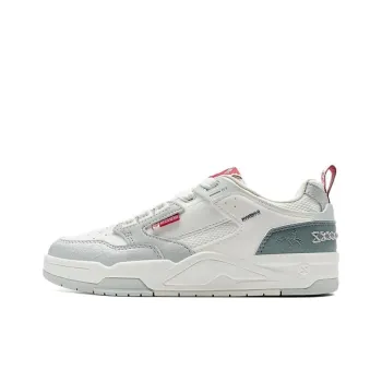 XTEP New Light Abrasion Resistant Cushioning Low Top Skateboard Shoes Women's White Gray
