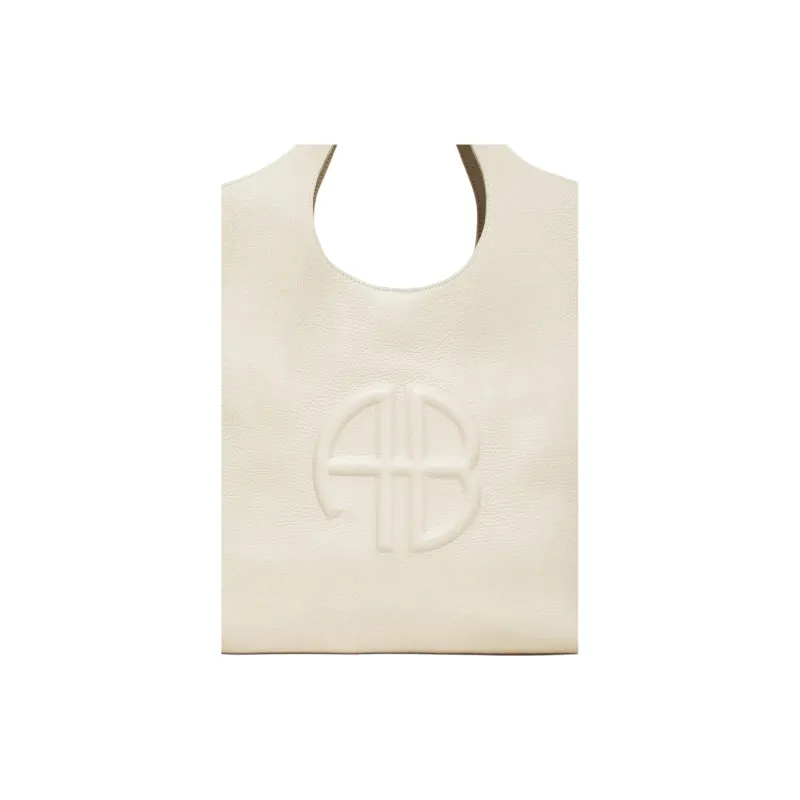 Anine Bing Lili Logo Embossed Shopper Bag-3