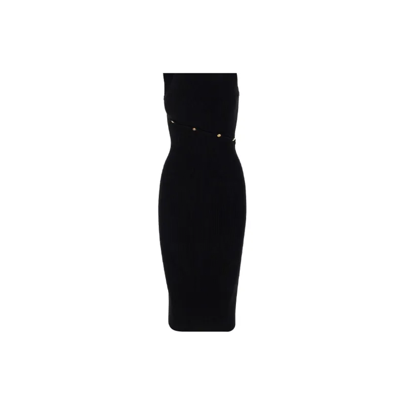 VERSACE VERSACE SS22 Sleeveless Dress Women's Black-2