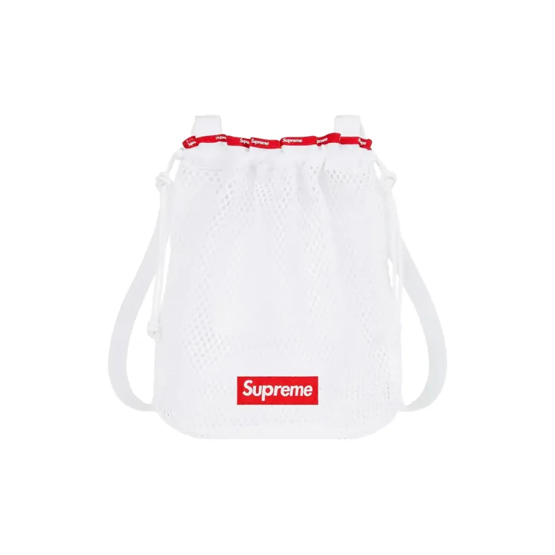 Supreme Nylon Backpack Trumpets Unisex White-3