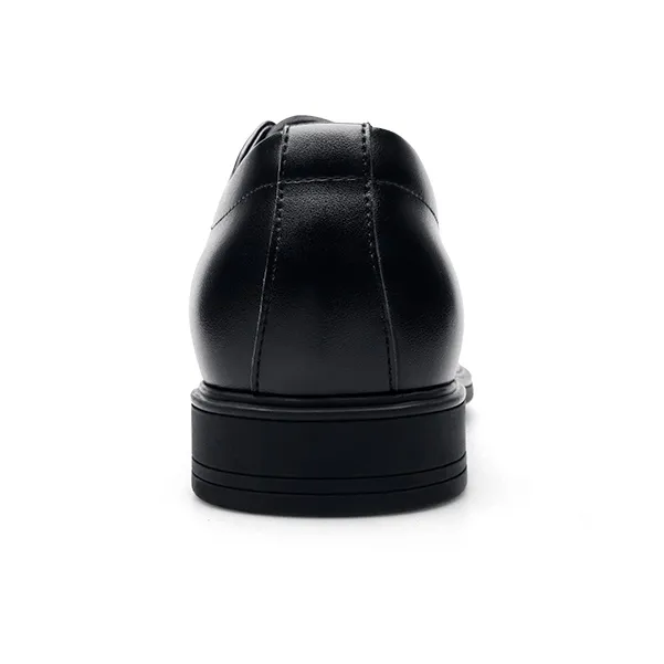EGCHI Dress Shoes Men Low Top Black/Brown-2