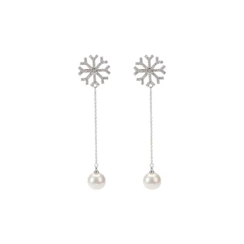 Vegetarian S925 Silver Earrings Women's