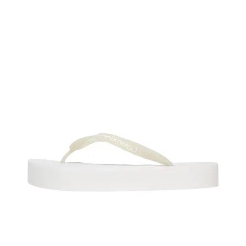CALVIN KLEIN Flip Flops Men's White