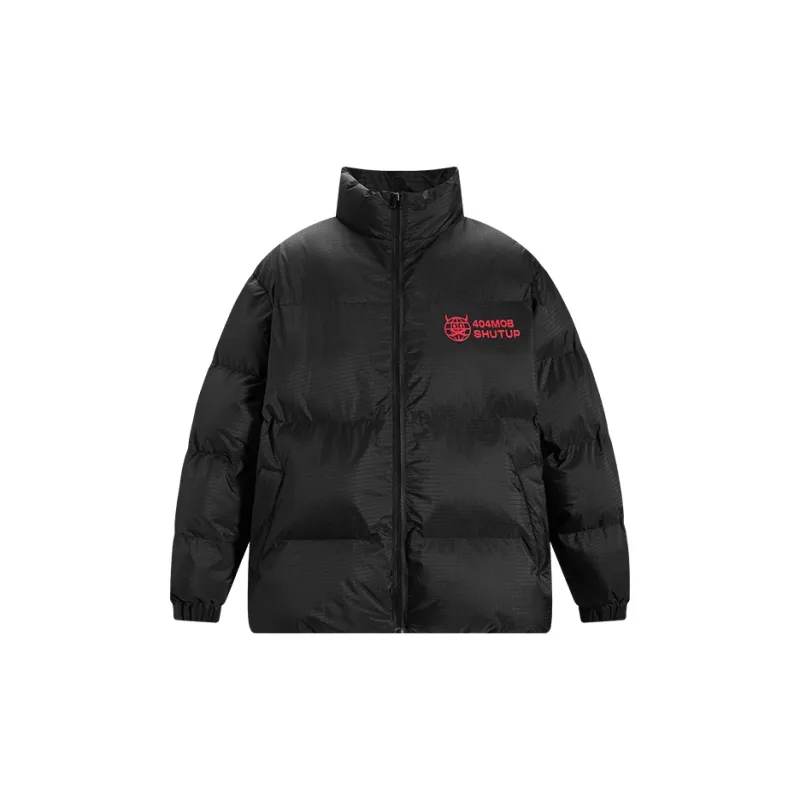 404MOB GANG Puffer Jacket Unisex Black-1