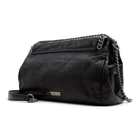 ALDO Artificial Leather Chain Crossbody Bag Tubas Women's Black-1
