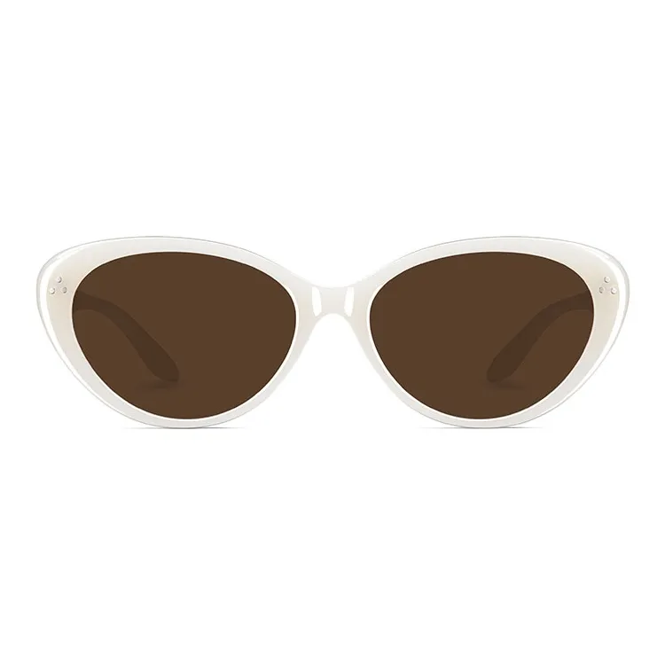 LASHION TR/Memory Plastic Oval Sunglasses Women's-6
