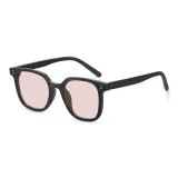 Black Frame Sunset Gradient Pink Lens (TY0066-4)