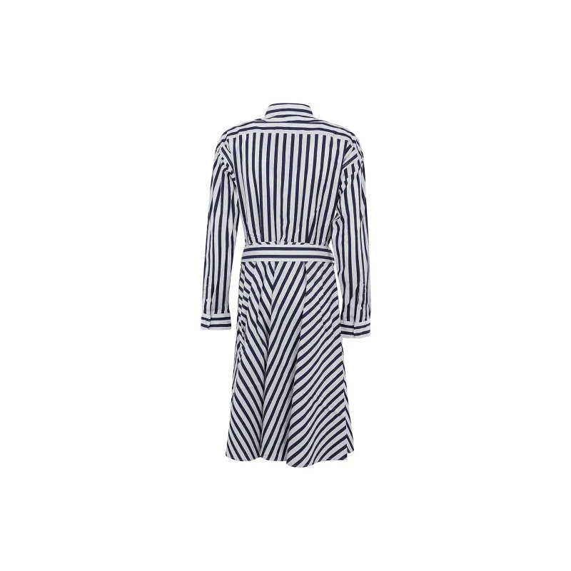 Polo Ralph Lauren Striped Tie Waisted Shirt Dress-1