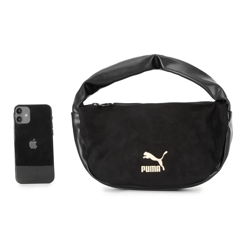 PUMA Polyester Casual Storage Bag Portable Crossbody Bag Shoulder Bag Women's Black-7