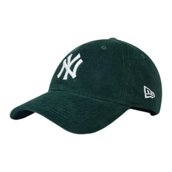 New Era Corduroy Fabric Baseball Caps Unisex Green