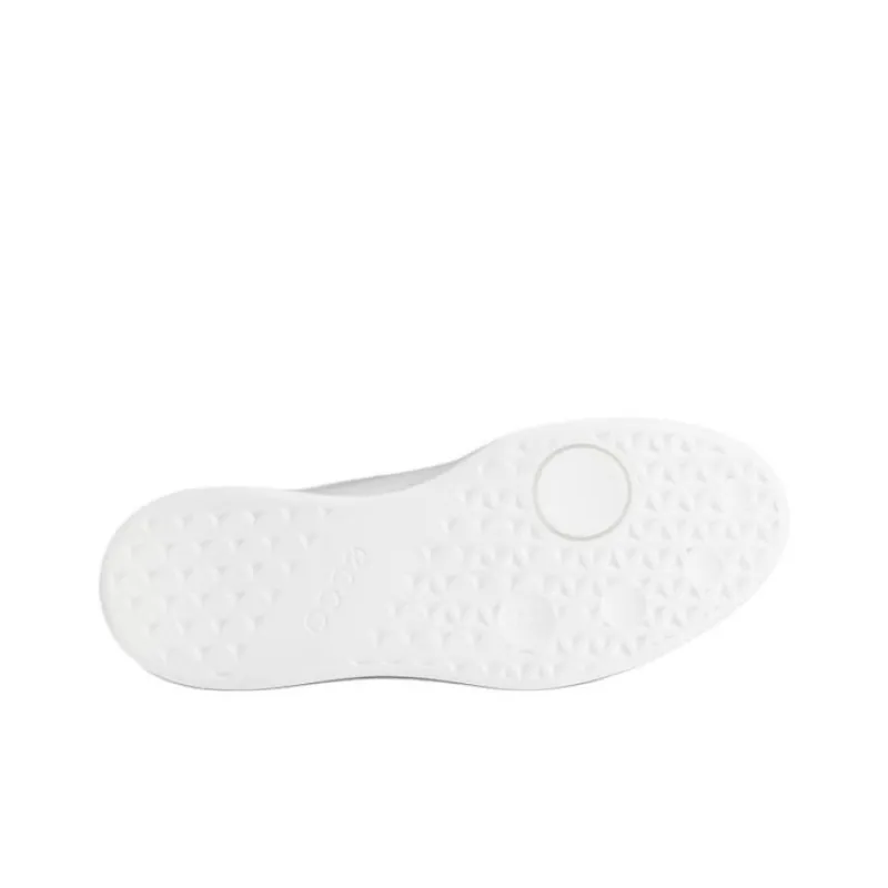 Ecco Street Tray Low Top Skateboard Shoes Women's White-5