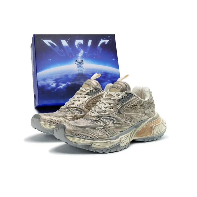 BASLS Moon Exploration Series Mecha Style Breathable Slip Resistant Low Top Chunky Sneakers-28
