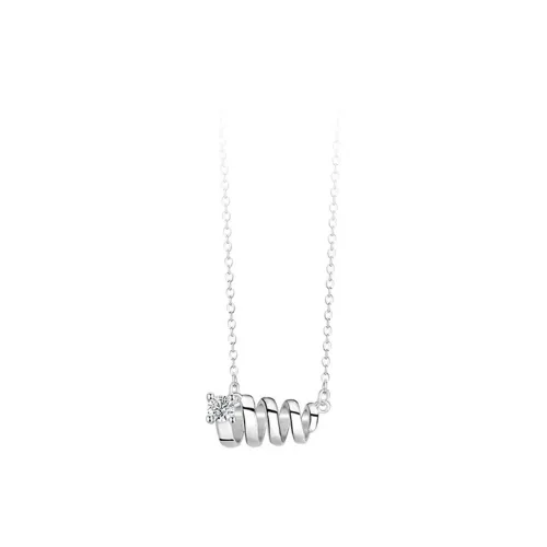 GLOIRE S925 Silver Necklaces Women's Minimalist Style Fashion Everyday Versatile Date Business Casual