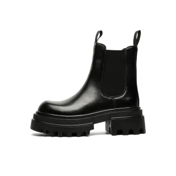 WEISHIBANGWEI Short Chelsea Boots Men's