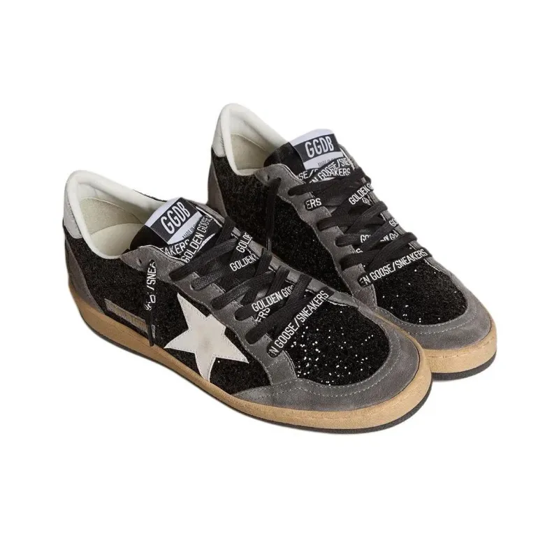 Golden Goose Ball Star Low Top Skateboard Shoes Women's Black-2