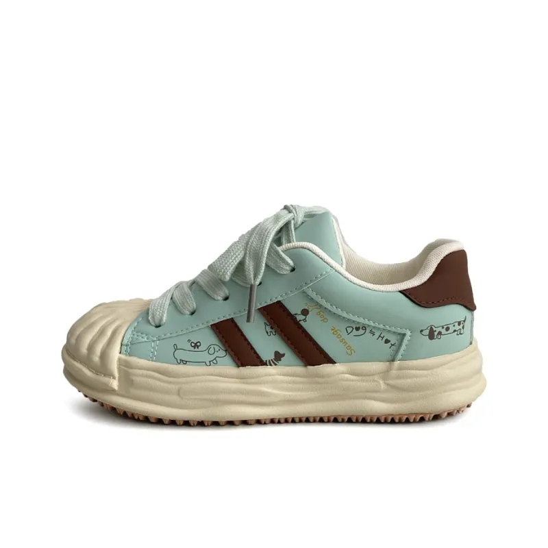 N6N8 Anti-Slip And Wear-Resistant Lightweight Low-Top Skateboard Shoes Women's-7