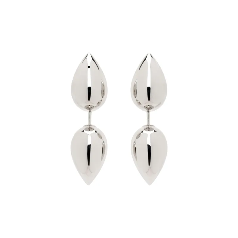 Burberry 925 Sterling Silver Stud Earrings Women's Silver-0