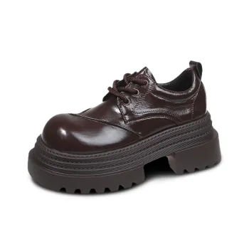 N6N8 Casual Single Shoes Chunky Heel Women's