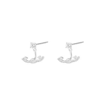 EAR PARTNER 925 Sterling Silver Stud Earrings Women's