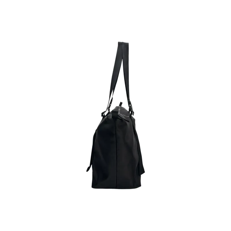 ZARA Polyamide Tote Bag Shopping Bag Shoulder Bags Women's Black-2
