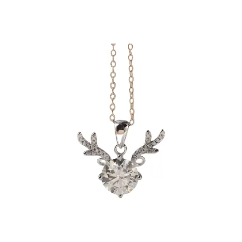 Stone On The Line S925 Silver Moissanite Pendants Women's