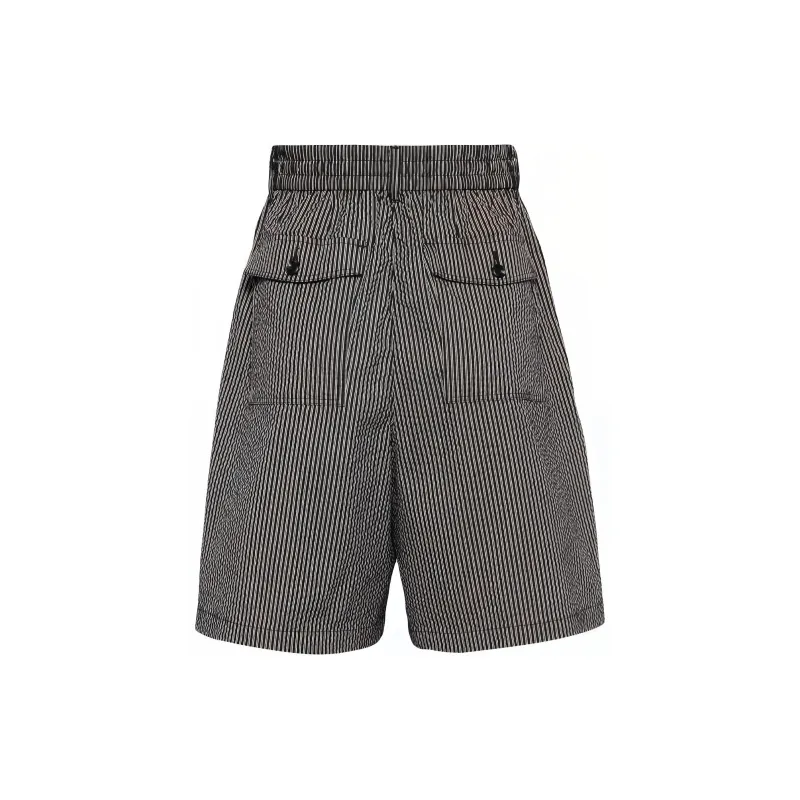 EMPORIO ARMANI Vertical print Cotton blend Shorts-1