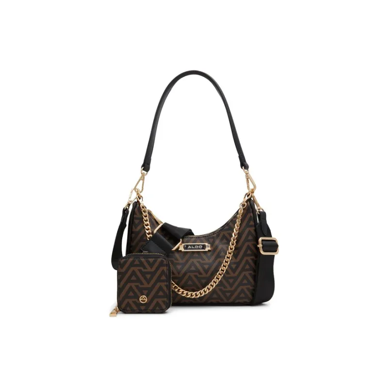 ALDO Artificial Leather Shoulder Bag Medium Size Women's Dark Mixed Color/Light Mixed Color/Blue-0
