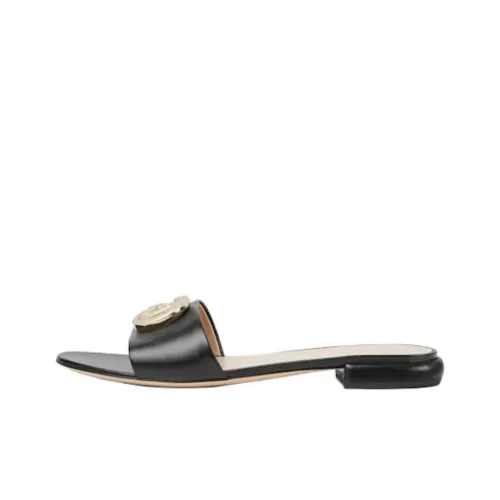 GUCCI Slide Slippers Women's Black