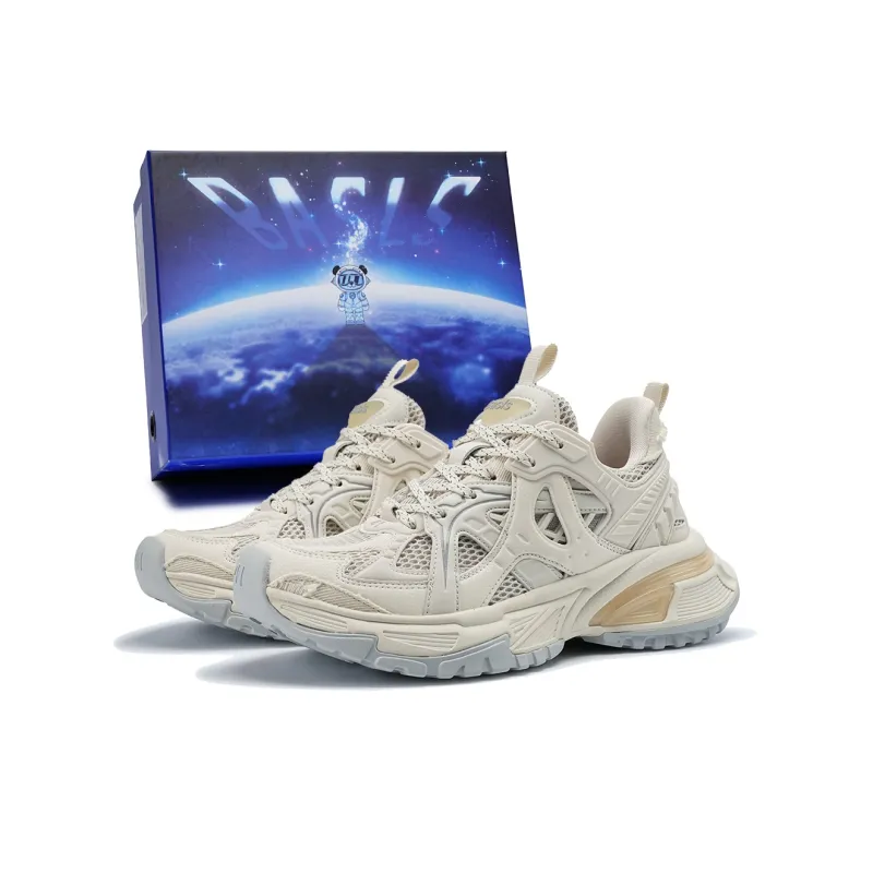 BASLS Moon Exploration 2.0 Collection Slip Resistant Height Increasing Low Top Chunky Sneakers Unisex-7
