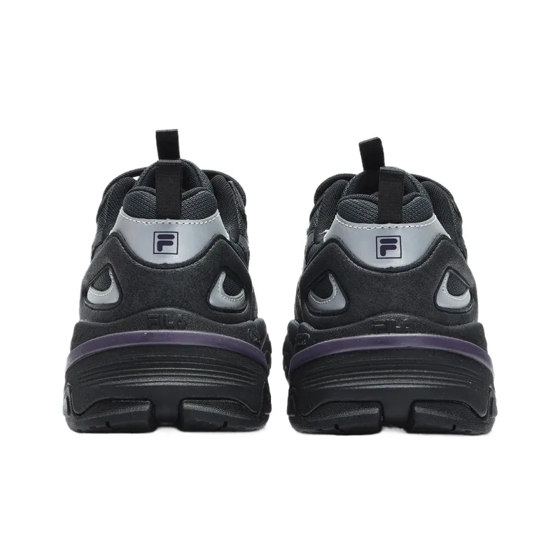FILA Collina Wear resistant And Lightweight Mid Top Casual Shoes Women's Black-2