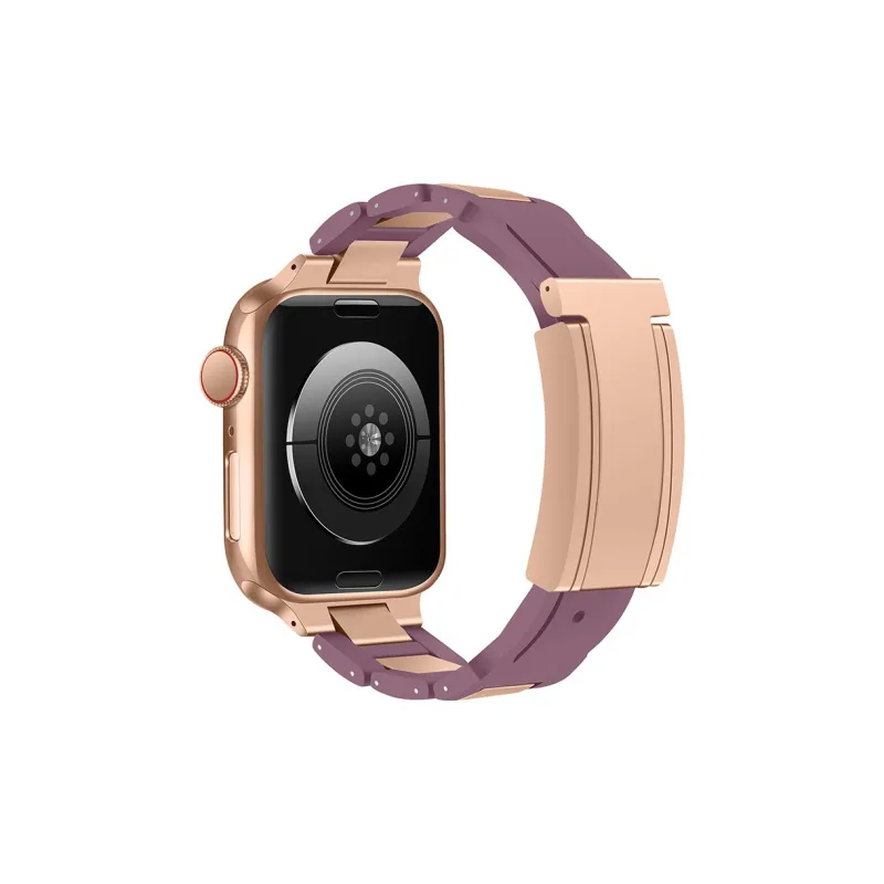 ZHENGGUANG Watch Band Apple Compatibility Genuine Leather Material-0
