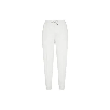 Brunello Cucinelli Drawstring Elastic Waist Sweatpants