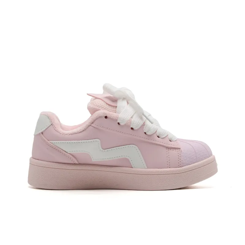 OAOQ Wear resistant And Lightweight Low Top Skateboard Shoes Women's-29
