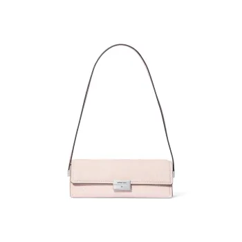 MICHAEL KORS Ludlow Sheepskin Shoulder Bag Women's Rose Pink